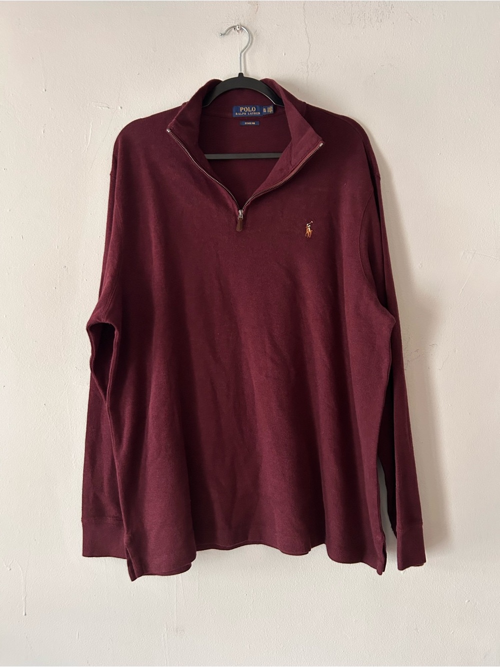 Men's Polo Ralph Lauren Estate Rib 1/4 Zip Pullover Sweater